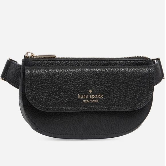 kate spade Handbags - Kate Spade New York Black Leather Belt Bag